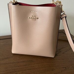 Coach Leather Top Handle Crossbody Bag